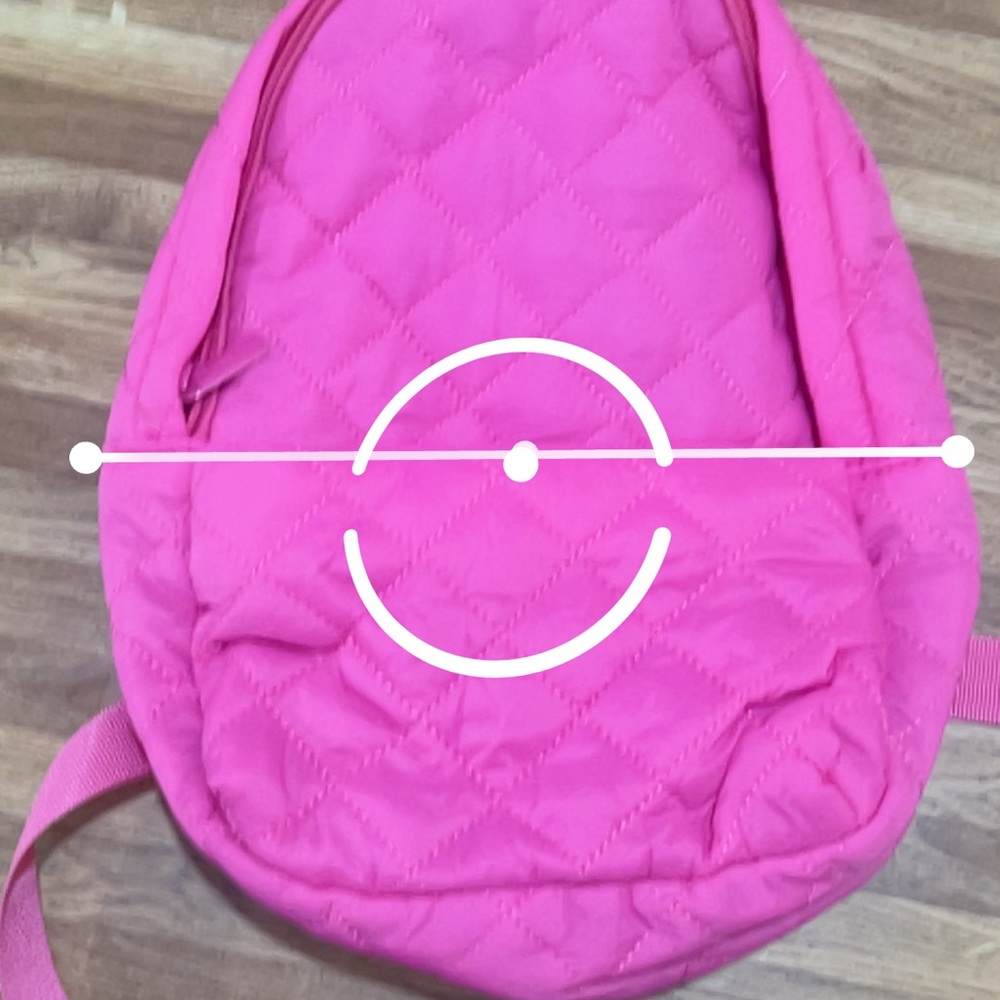 Quilted Pink Backpack